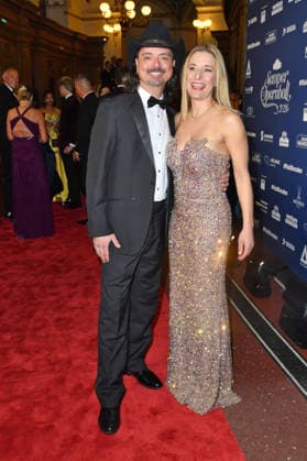 Stefanie Hertel mit Ehemann Lanny Lanner zu Gast beim SemperOpernball in Dresden am 06.02.2026