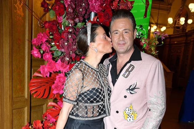 Sasha (Dick Brave) mit Ehefrau Julia Röntgen zu Gast beim SemperOpernball in Dresden am 06.02.2026 *** Sasha Dick Brave with wife Julia Röntgen as guests at the SemperOperaball in Dresden on 06 02 2026