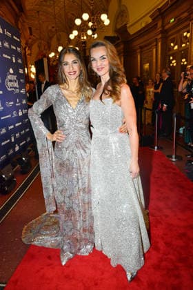 Cathy Hummels und Annika Lau beim Semper Opernball am 6.02.2026 in Dresden Semper Opernball 2026 in Dresden