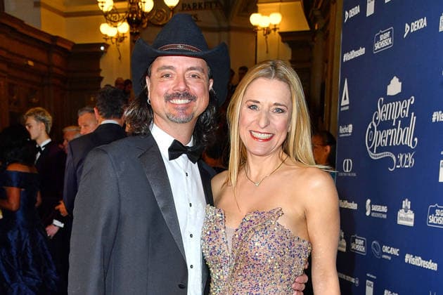 Lanny Lanner und Stefanie Hertel beim Semper Opernball am 6.02.2026 in Dresden Semper Opernball 2026 in Dresden