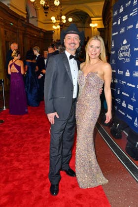 Lanny Lanner und Stefanie Hertel beim Semper Opernball am 6.02.2026 in Dresden Semper Opernball 2026 in Dresden