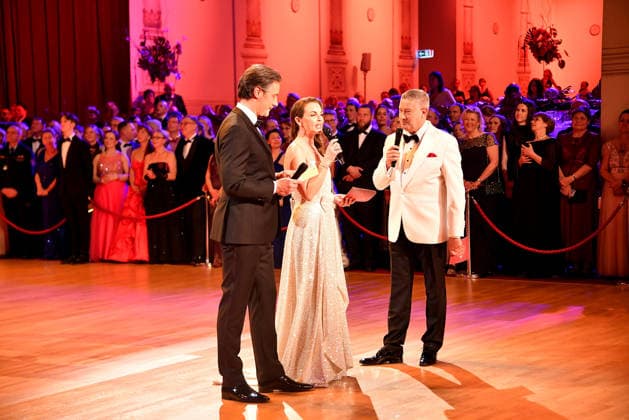 Marco Schreyl, Annika Lau und Joachim Llambi beim Semper Opernball am 6.02.2026 in Dresden Semper Opernball 2026 in Dresden