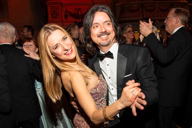Stefanie Hertel und Lanny Lanner beim Semper Opernball am 6.02.2026 in Dresden Semper Opernball 2026 in Dresden