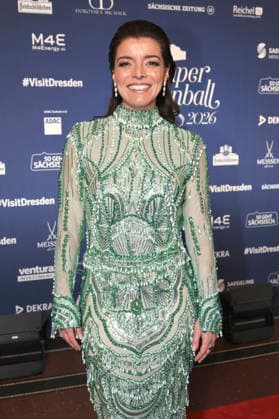 Ana Plasencia beim 18. SemperOpernball 2026 in der Semper Oper. Dresden, 06.02.2026