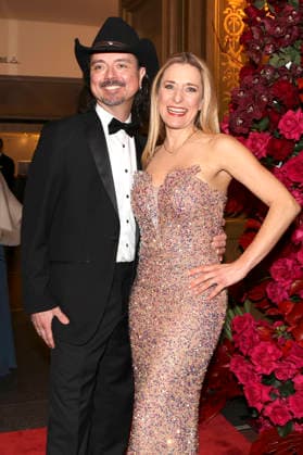 Stefanie Hertel mit Ehemann Lanny Lanner beim 18. SemperOpernball 2026 in der Semper Oper. Dresden, 06.02.2026