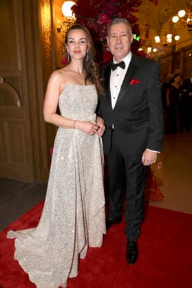 Annika Lau und Joachim Llambi beim 18. SemperOpernball 2026 in der Semper Oper. Dresden, 06.02.2026
