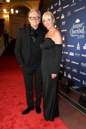 Wolfgang Lippert mit Ehefrau Gesine Lippert beim 18. SemperOpernball 2026 in der Semper Oper. Dresden, 06.02.2026