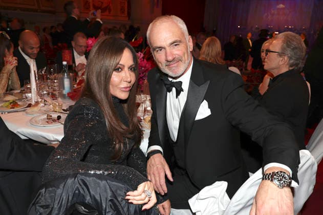 Simone Thomalla mit Partner Rene Marchand beim 18. SemperOpernball 2026 in der Semper Oper. Dresden, 06.02.2026