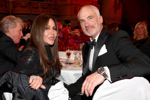 Simone Thomalla mit Partner Rene Marchand beim 18. SemperOpernball 2026 in der Semper Oper. Dresden, 06.02.2026