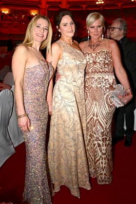 Stefanie Hertel, Annett Hofmann und Kamilla Senjo beim 18. SemperOpernball 2026 in der Semper Oper. Dresden, 06.02.2026