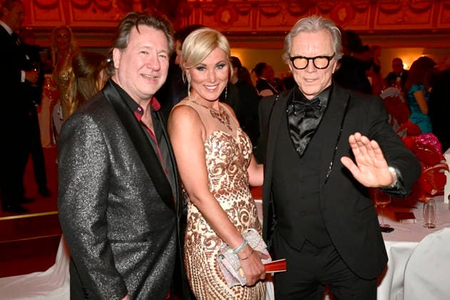 Claudius Dreilich, Kamilla Senjo und Wolfgang Lippert beim 18. SemperOpernball 2026 in der Semper Oper. Dresden, 06.02.2026