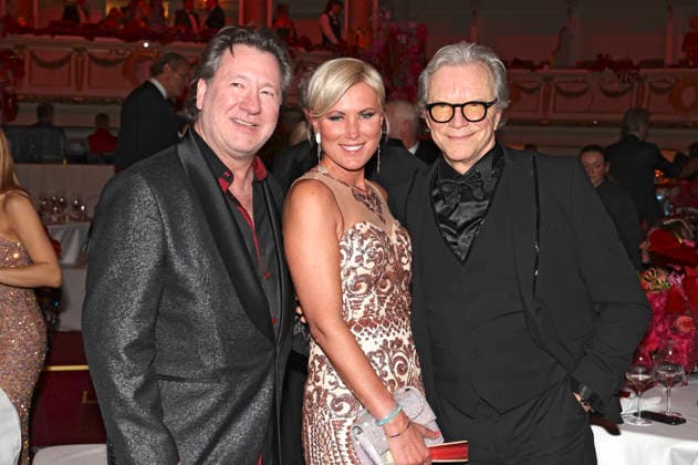 Claudius Dreilich, Kamilla Senjo und Wolfgang Lippert beim 18. SemperOpernball 2026 in der Semper Oper. Dresden, 06.02.2026