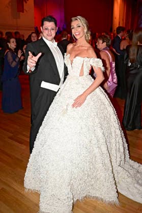 Ricardo Marinello und Annika Gassner beim 18. SemperOpernball 2026 in der Semper Oper. Dresden, 06.02.2026