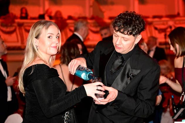 Victoria Wendrich und Christian Friedel beim 18. SemperOpernball 2026 in der Semper Oper. Dresden, 06.02.2026