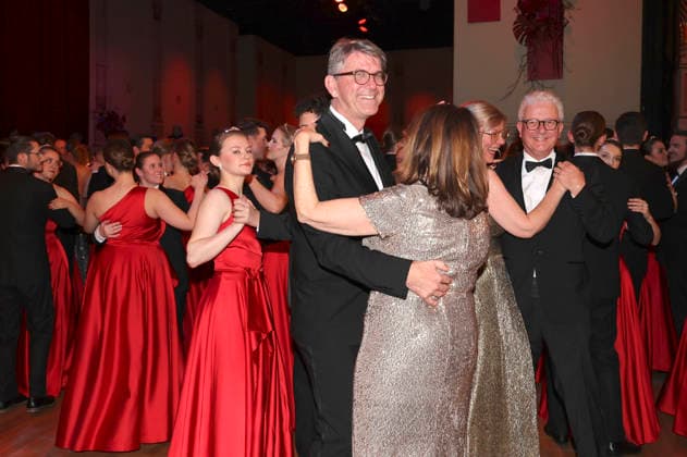Wolfram Weimer mit Ehefrau Christiane Goetz-Weimer beim 18. SemperOpernball 2026 in der Semper Oper. Dresden, 06.02.2026
