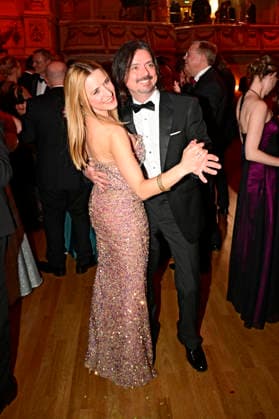 Stefanie Hertel mit Ehemann Lanny Lanner beim 18. SemperOpernball 2026 in der Semper Oper. Dresden, 06.02.2026