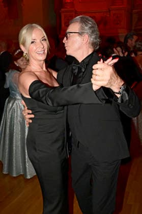 Wolfgang Lippert mit Ehefrau Gesine Lippert beim 18. SemperOpernball 2026 in der Semper Oper. Dresden, 06.02.2026