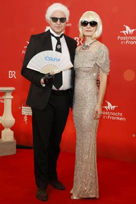 Martin Huber mit Ehefrau Katrin bei der BR-Livesendung Fastnacht in Franken in den Mainfrankensälen. Veitshöchheim, 06.02.2026