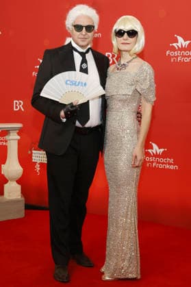 Martin Huber mit Ehefrau Katrin bei der BR-Livesendung Fastnacht in Franken in den Mainfrankensälen. Veitshöchheim, 06.02.2026