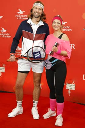Judith Gerlach mit Ehemann Tobias Nitsch bei der BR-Livesendung Fastnacht in Franken in den Mainfrankensälen. Veitshöchheim, 06.02.2026