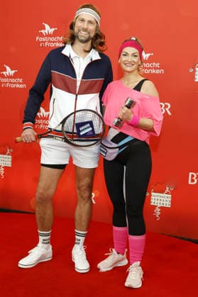 Judith Gerlach mit Ehemann Tobias Nitsch bei der BR-Livesendung Fastnacht in Franken in den Mainfrankensälen. Veitshöchheim, 06.02.2026