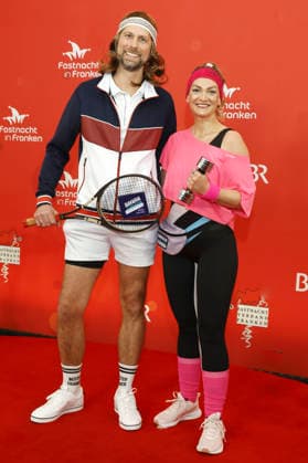 Judith Gerlach mit Ehemann Tobias Nitsch bei der BR-Livesendung Fastnacht in Franken in den Mainfrankensälen. Veitshöchheim, 06.02.2026