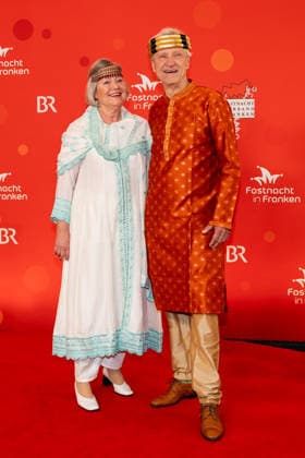 Im Bild: Praesident Bayerisches Landesamt fuer Statistik, Dr. Thomas Goessl, rechts im Bild mit seiner Begleiterin Veitshoechheim, Mainfrankensaele, 06.02.2026, Fastnacht in Franken 2026 Copyright: HMBxMedia xJulienxBecker