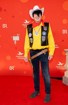 Im Bild: Bundesinnenminister Alexander Dobrindt (CSU) ist als Lucky Luke unterwegs Veitshoechheim, Mainfrankensaele, 06.02.2026, Fastnacht in Franken 2026 Copyright: HMBxMedia xJulienxBecker