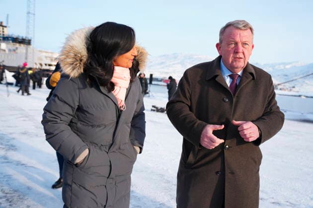 Joint Canadian, Danish, and Greenlandic press conference Danish Foreign Minister Lars Loekke Rasmussen and Canada s Foreign Minister Anita Anand after their press conference in Nuuk, Greenland Saturday, February 7, 2026 , Groenland Denmark Copyright: IdaxMariexOdgaardx spdk20260207-172219-L