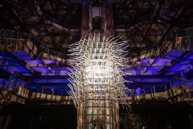 Bangkok Design Week 2026 in Bangkok, Thailand - 08 Feb 2026 Art Installation named New World New Pulse , a kinetic sculpture reflecting the area’s vibrant spirit inside an abandoned shopping mall during Bangkok Design Week 2026. Bangkok Design Week 2026, themed Design SOS is an expansive festival celebrating creativity and design across Bangkok. Held from January 29 to February 08, showcasing innovative design solutions and fostering positive energy amidst challenges. It promotes Bangkok s status as a UNESCO Creative City of Design, attracting creatives and visitors to explore and contribute to the city s vibrant design landscape. Bangkok Thailand Copyright: xGuillaumexPayenx xSOPAxImagesx GUI_PAYEN_08FEB2026_131A8547