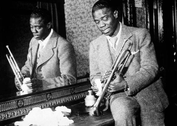 RECORD DATE NOT STATED Louis Armstrong circa 1940s ** I.V. EDITORIAL USE ONLY  Copyright: x