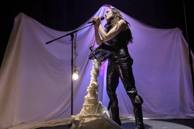 Allie X peforms at Manchester Apollo Canadian singer, songwriter, and visual artist Allie X performs at Manchester Apollo, Manchester, England, 8th February 2026, Credit:Mike Gray Avalon  Copyright: xMikexGrayx xAvalonx 1073259156