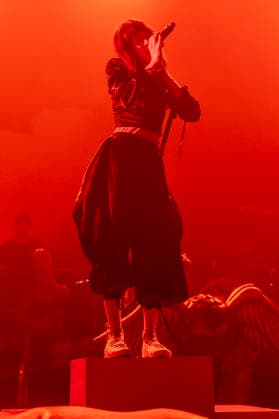 Magdalena Bay perform at Manchester Apollo Mica Tenenbaum of American alternative pop duo Magdalena Bay performs at Manchester Apollo, Manchester, England, 8th February 2026, Credit:Mike Gray Avalon  Copyright: xMikexGrayx xAvalonx 1073259817