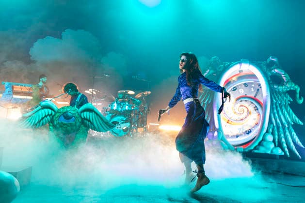 Magdalena Bay perform at Manchester Apollo Mica Tenenbaum of American alternative pop duo Magdalena Bay performs at Manchester Apollo, Manchester, England, 8th February 2026, Credit:Mike Gray Avalon  Copyright: xMikexGrayx xAvalonx 1073259844