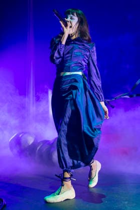 Magdalena Bay perform at Manchester Apollo Mica Tenenbaum of American alternative pop duo Magdalena Bay performs at Manchester Apollo, Manchester, England, 8th February 2026, Credit:Mike Gray Avalon  Copyright: xMikexGrayx xAvalonx 1073259922