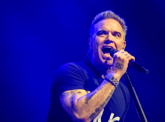 Robbie Williams performs live in Brixton Academy, London, 8 February 2026 Robbie Williams plays two sets live to promote his new album Britpop in Brixton Academy, London, 8 February 2026 ., Credit:Tina Korhonen Avalon United Kingdom, London  Copyright: xTinaxKorhonenx xAvalonx 1073261613