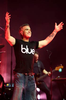 Robbie Williams performs live in Brixton Academy, London, 8 February 2026 Robbie Williams plays two sets live to promote his new album Britpop in Brixton Academy, London, 8 February 2026 ., Credit:Tina Korhonen Avalon United Kingdom, London  Copyright: xTinaxKorhonenx xAvalonx 1073261626