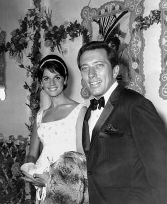 RECORD DATE NOT STATED Andy Williams with his wife Claudine Longet Circa 1963 EDITORIAL USE ONLY  Copyright: x