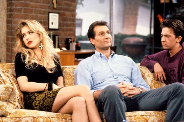 RECORD DATE NOT STATED Married with Children Christina Applegate, Ed O Neill, David Faustino 1990 Photo by David McLaughlin EDITORIAL USE ONLY  Copyright: x