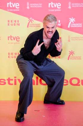 Press conference with the 18 artists of Benidorm Fest 2026 Singer Greg Taro poses after a press conference, at the Mirador del Castillo, on February 9, 2026, in Benidorm, Alicante, Valencian Community Spain After the welcome party last Saturday, February 7, today officially starts the week of Benidorm Fest 2026, six days in which the two semi-finals will be held on February 10 and 12 and the final on February 14, 2026 In addition to the three galas, the programming of the sixth edition of the festival includes rehearsals, press conferences and pre and post galas programs 09 FEBRUARY 2026 Joaquí Benidorm, Alicante, Comunidad Va Benidorm, Alicante, Comunidad Va Spain Copyright: xJoaquinxReinax 7276961
