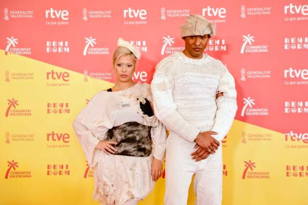 Press conference with the 18 artists of the Benidorm Fest 2026 The singers Dora and Marlon Collins pose after a press conference, at the Mirador del Castillo, on February 9, 2026, in Benidorm, Alicante, Valencian Community Spain After the welcome party last Saturday, February 7, today officially starts the week of the Benidorm Fest 2026, six days in which the two semi-finals will be held on February 10 and 12 and the final on February 14, 2026 In addition to the three galas, the programming of the sixth edition of the festival includes rehearsals, press conferences and pre and post galas programs 09 FEBRUARY 2026 Joaquí Benidorm, Alicante, Comunidad Va Benidorm, Alicante, Comunidad Va Spain Copyright: xJoaquinxReinax 7276983