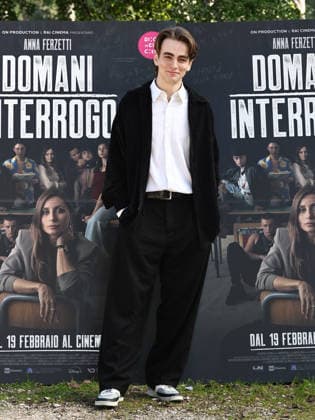 Rome, Casa del Cinema, photocall for the film Domani Interrogo. Pictured: Fabio Bizzarro  Copyright: xMarcoxProvvisionatox xipa-agency.netx xMarcoxProvvisionatox IPA_Agency_IPA71179010