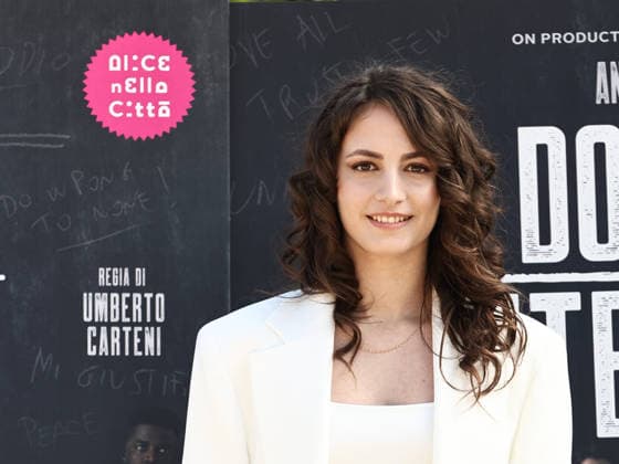 Rome, Casa del Cinema, photocall for the film Domani Interrogo. Pictured: Sara Silvestro  Copyright: xMarcoxProvvisionatox xipa-agency.netx xMarcoxProvvisionatox IPA_Agency_IPA71179020
