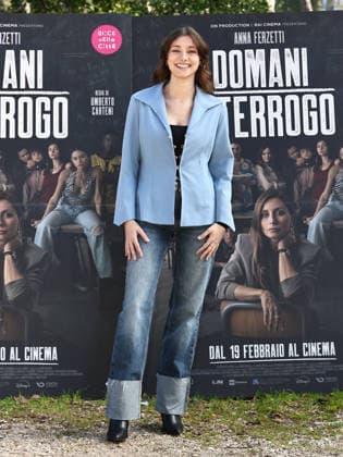 Rome, Casa del Cinema, photocall for the film Domani Interrogo. Pictured: Anita Serafini  Copyright: xMarcoxProvvisionatox xipa-agency.netx xMarcoxProvvisionatox IPA_Agency_IPA71179043