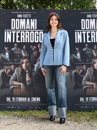 Rome, Casa del Cinema, photocall for the film Domani Interrogo. Pictured: Anita Serafini  Copyright: xMarcoxProvvisionatox xipa-agency.netx xMarcoxProvvisionatox IPA_Agency_IPA71179046