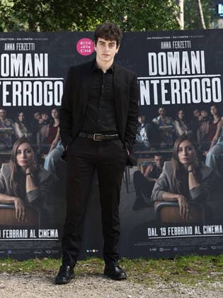Rome, Casa del Cinema, photocall for the film Domani Interrogo. Pictured: Lorenzo Bagalà  Copyright: xMarcoxProvvisionatox xipa-agency.netx xMarcoxProvvisionatox IPA_Agency_IPA71179051