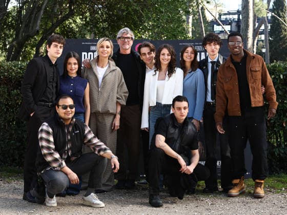 Rome, Casa del Cinema, photocall for the film Domani Interrogo. Pictured: Anna Ferzetti, Zoe Massenti, Sara Silvestro, Anita Serafini, Umberto Carteni, and the rest of the cast.  Copyright: xMarcoxProvvisionatox xipa-agency.netx xMarcoxProvvisionatox IPA_Agency_IPA71179064