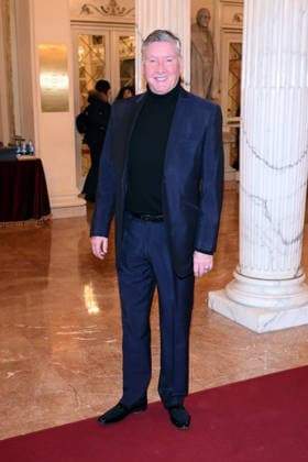 February 9, 2026, Milan, Rome, Italy: 09 02 2026 Milan, Welcome cocktail for guests at the Opening Ceremony of the Milan Cortina 2026 Olympics at the Teatro alla Scala. - Pictured: Robin Cousins Milan Italy  - ZUMAa289 20260209_zia_a289_018 Copyright: xMax Agfx