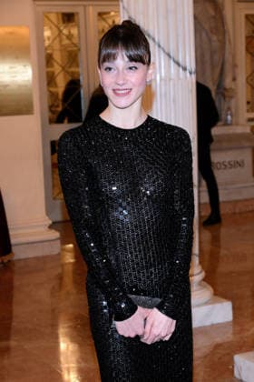 February 9, 2026, Milan, Rome, Italy: 09 02 2026 Milan, Welcome cocktail for guests at the Opening Ceremony of the Milan Cortina 2026 Olympics at the Teatro alla Scala. - Pictured: Nicoletta Manni Milan Italy  - ZUMAa289 20260209_zia_a289_022 Copyright: xMax Agfx