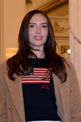 February 9, 2026, Milan, Rome, Italy: 09 02 2026 Milan, Welcome cocktail for guests at the Opening Ceremony of the Milan Cortina 2026 Olympics at the Teatro alla Scala. - Pictured: Sydney Lee Carlson Milan Italy  - ZUMAa289 20260209_zia_a289_037 Copyright: xMax Agfx